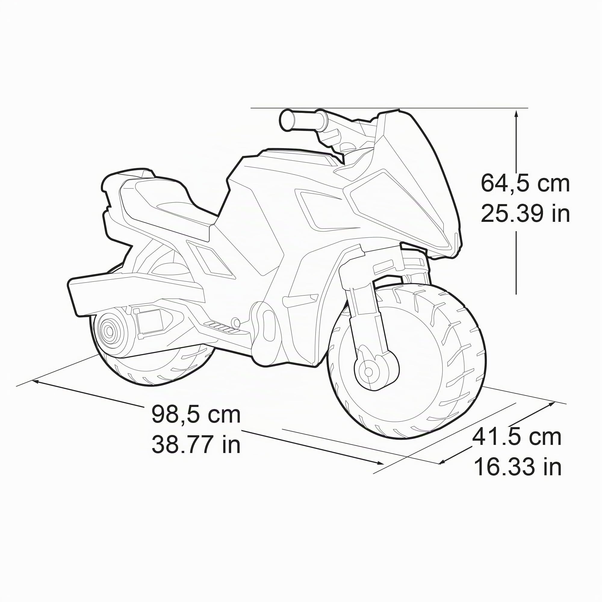 FEBER - Motofeber Turbo Hybrid 6V, Moto a Batteria e Primi Passi, per Bambini e Bambine a Partire dai 3 Anni, Famosa (800013781)