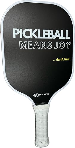 Miniatura 6 de Palas de pickleball aprobadas por Pickleball de Estados Unidos, juego de 2 paletas de pickleball de fibra de carbono con 4 bolas de pickleball para