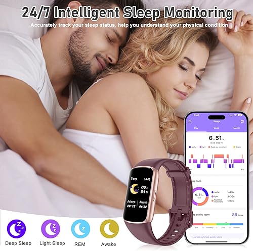 Miniatura 4 de Fitness Tracker with 247 Heart Rate, Blood Oxygen, Sleep Tracker, 1.47''Waterproof Fitness Watch, Activity Tracker with Step Tracker for Women Men