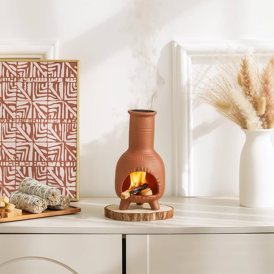 Amazon.com: Zynzthos Handmade Terracotta Palo Santo Holder Burner