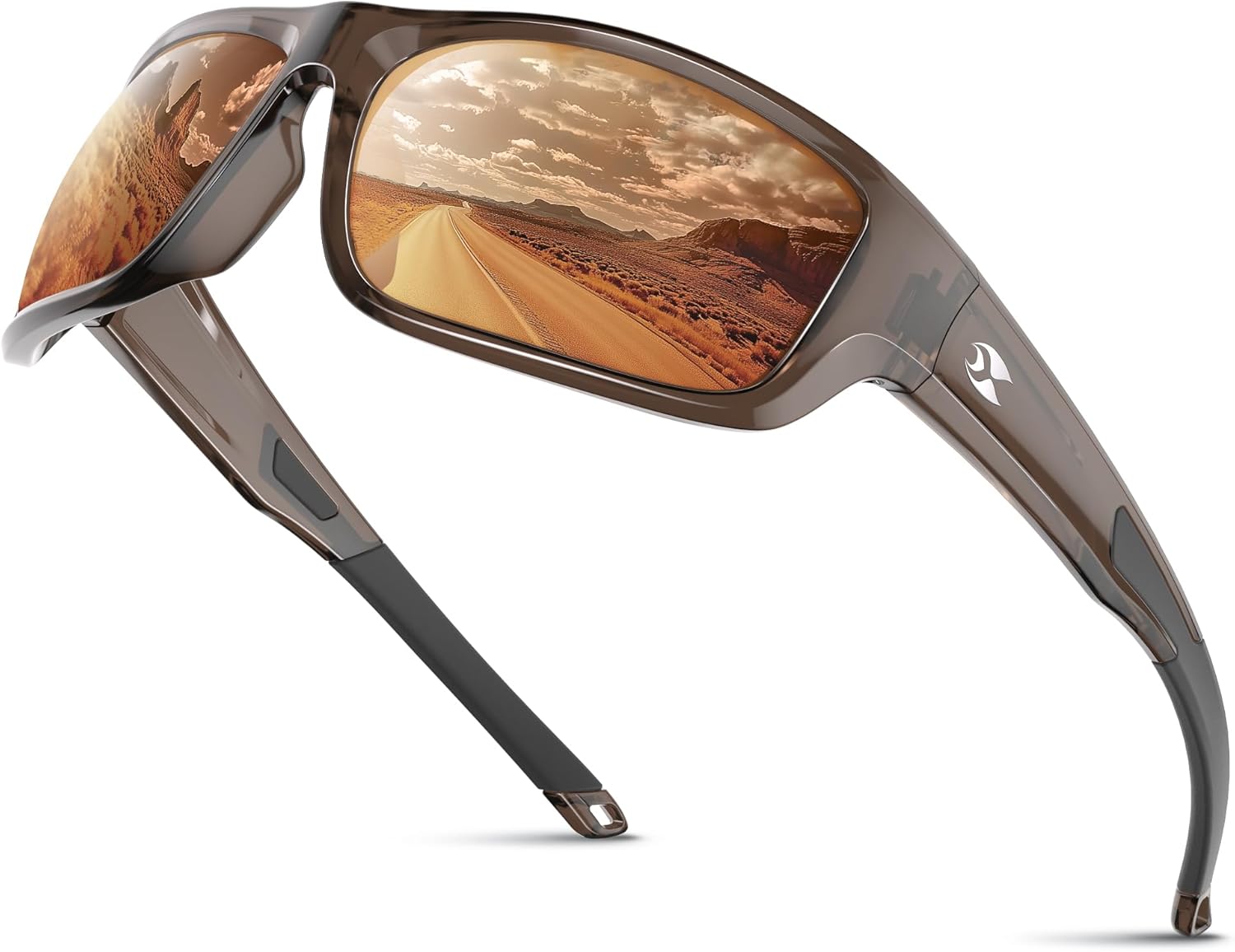 suoso Sports Polarized Sunglasses for Men: Women UV400 Protection Wrap Around Sun Glasses for Golf Fishing Running Driving