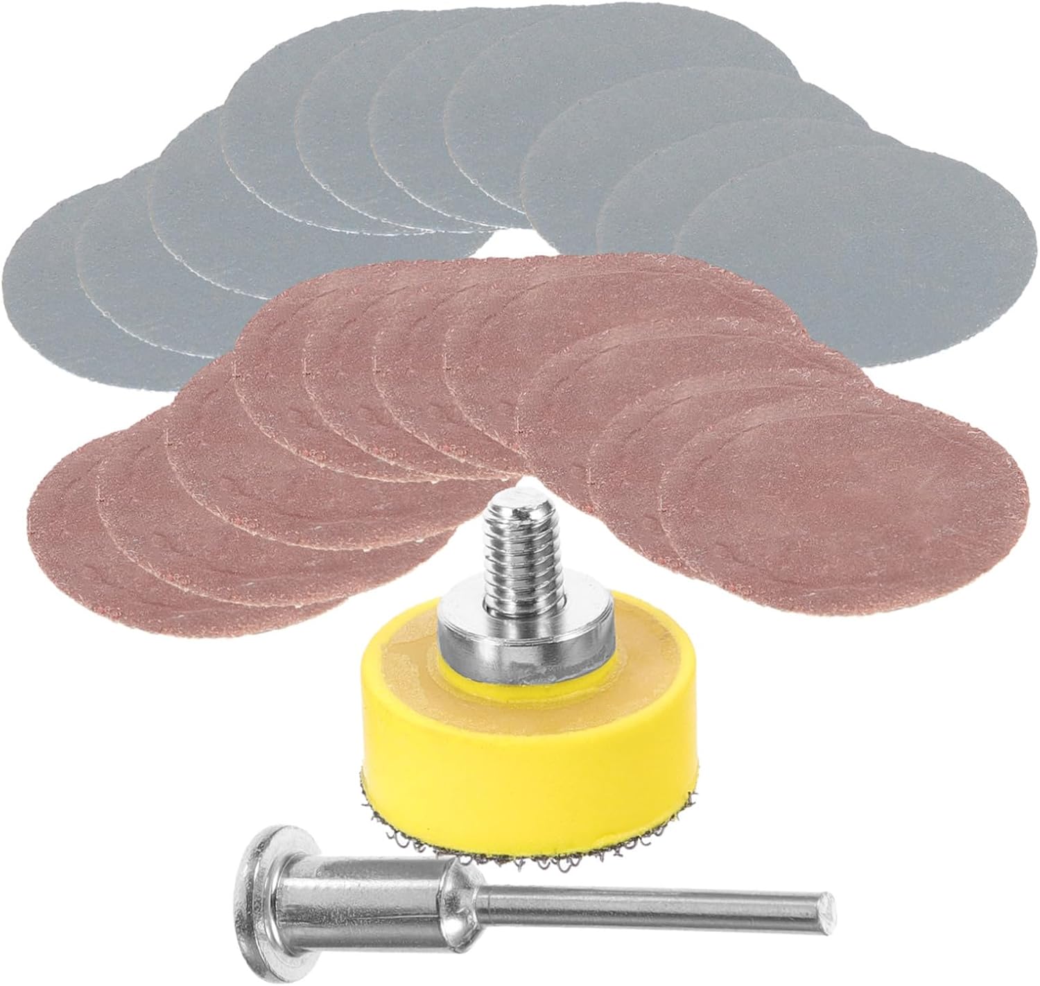 Sandpaper,2 Sets Grinding Papers Drill Sand Machine Screwdriver Oscillating Tool Polishing Pads Polishing Kit Wheel Polish Plastic