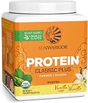 Vegan Organic Protein Powder Plant-based | 5 Superfood Quinoa Chia Seed Soy Free Dairy Free Gluten Free Synthetic Free NON-GMO | Unflavored 30 Servings | Classic Plus by Sunwarrior
