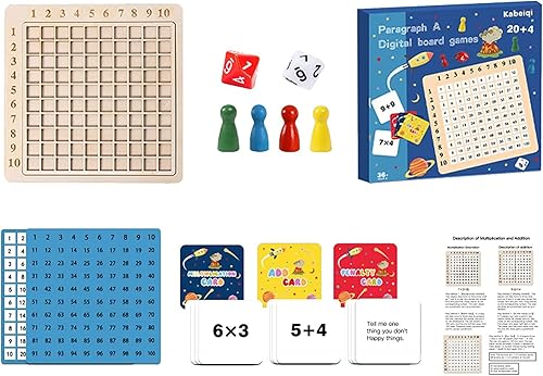 Tablero de madera de adición de matemáticas, juguete de conteo Montessori, juego de mesa de matemáticas, tablero de bloques de aprendizaje y
