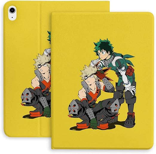 Amazon Co Jp 爆豪勝己 ヒロアカ Ipad Air4 ケースipad Air 4 第4世代 10 9インチ カバーおしゃれ かわいい キャラクター スタンド機能 軽量 耐衝撃 傷つけ防止 Pu レザー オートスリープ ペンホルダー付き パソコン 周辺機器