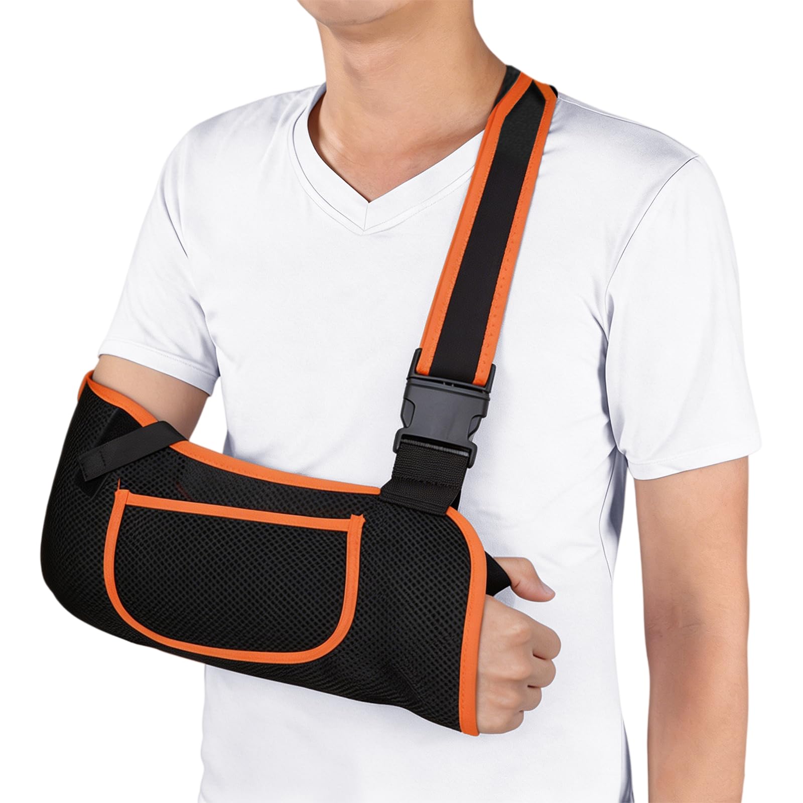 Armschlinge Schulter, Armschlinge, für Männer und Frauen, mit Nackenpolster, für Rotatorenmanschettenriss, Hand, Handgelenk