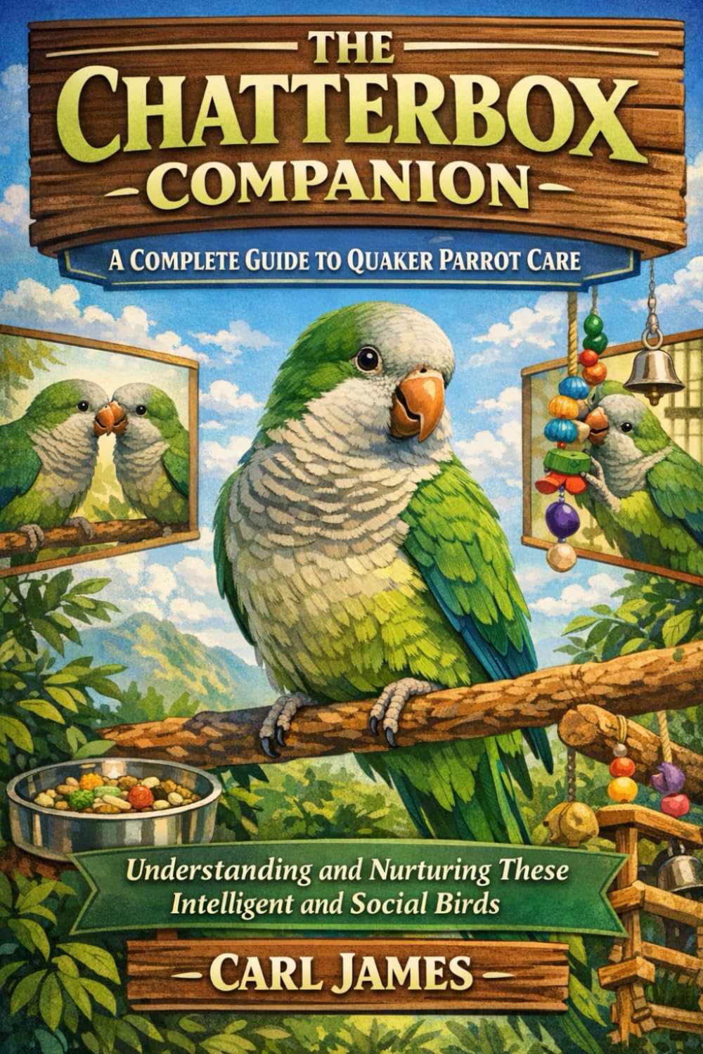 THE CHATTERBOX COMPANION: A COMPLETE GUIDE TO QUAKER PARROT CARE: Understanding and Nurturing These Intelligent and Social Birds