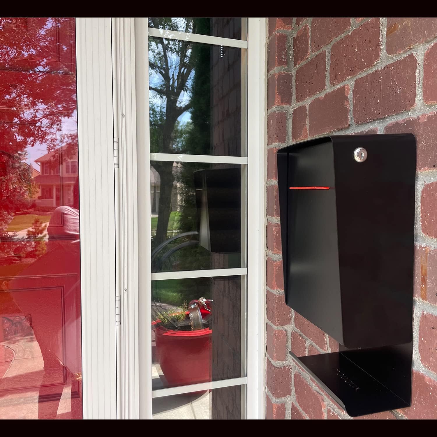 modbox USA Modern Locking Wall Mounted Mailbox - Custom Color Combination with Letter Tray - 12 Color Options
