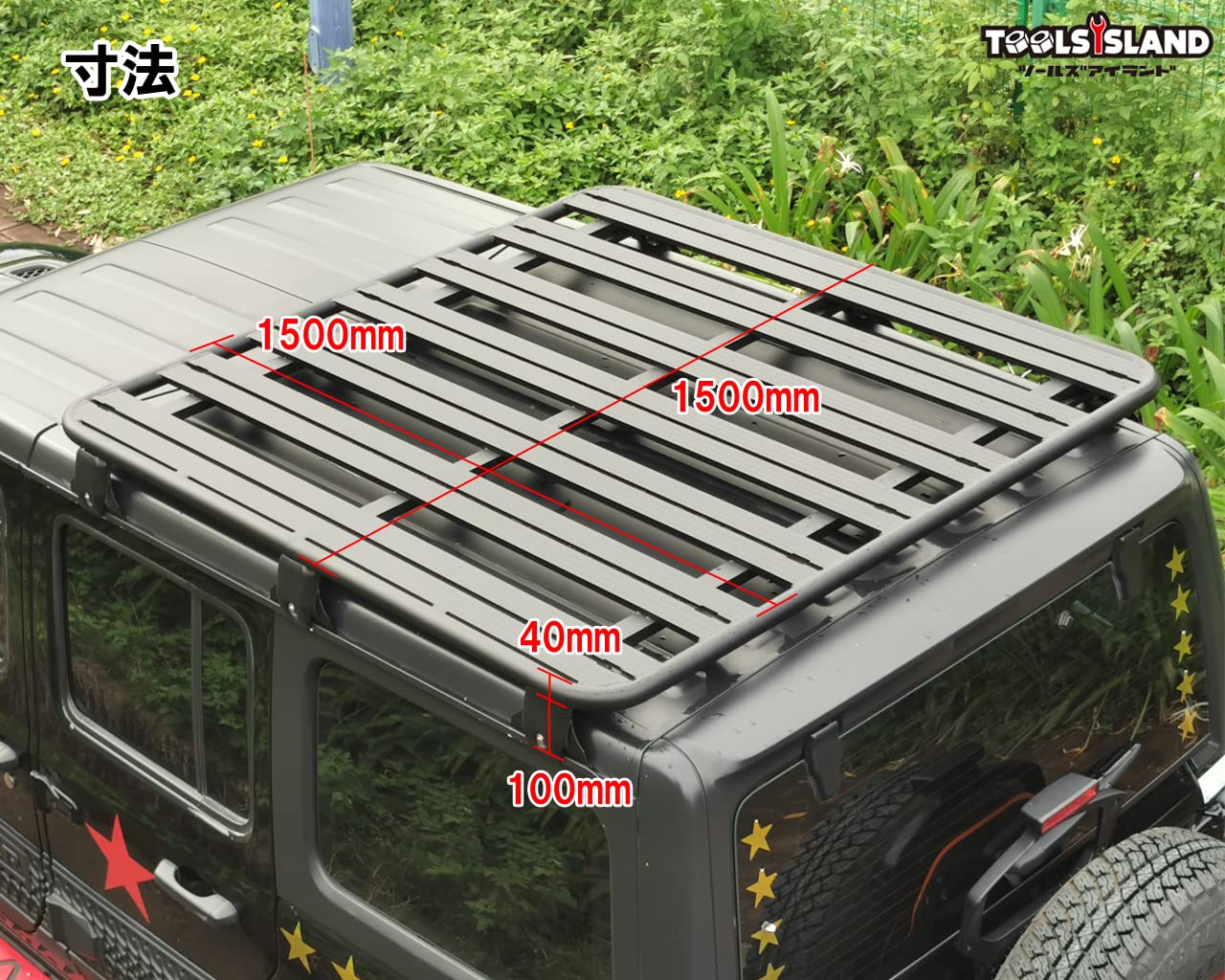 Amazon.co.jp: ツールズアイランド(Toolsisland) jeep専用 ルーフ