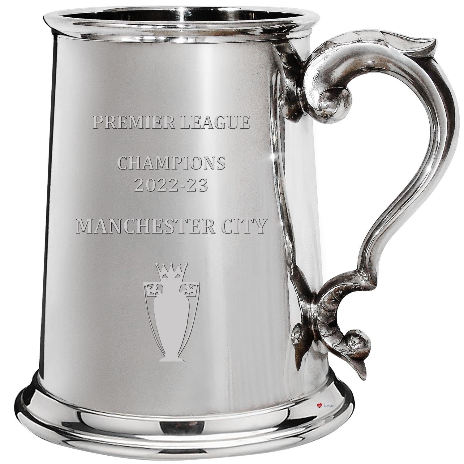 Jarra de peltre Man City, el regalo perfecto para fans de la Premier League