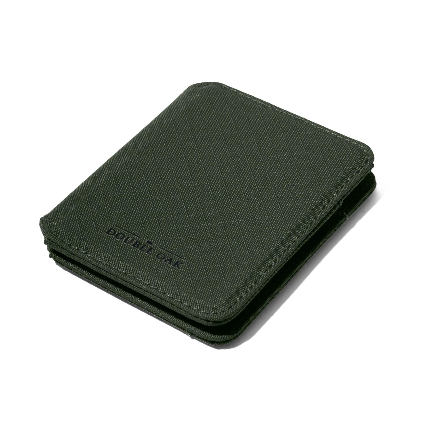 Double Oak Essentials CLOUD Wallet Slim Minimalist — Magnetic Closure, Lightweight Design, Quick Access Pull Tab - Top Grain Leather Front Pocket