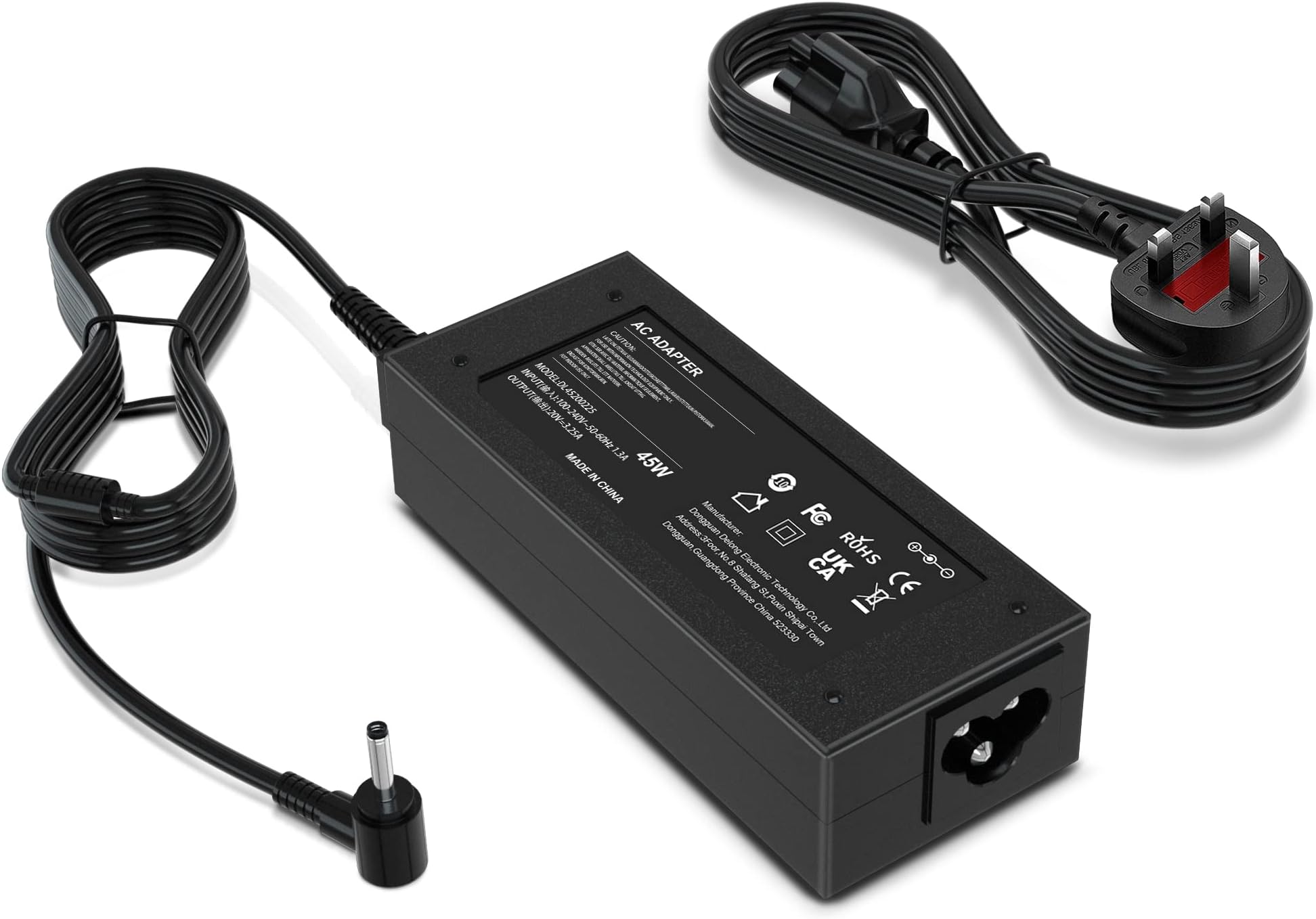 BIUBOTY 45W Laptop Charger Compatible with Lenovo Ideapad 1 3 5 100 110S 120S 310 310S 320 320S 330 330S 510 520 710 S340 S130 S145 C340 Power Adapter