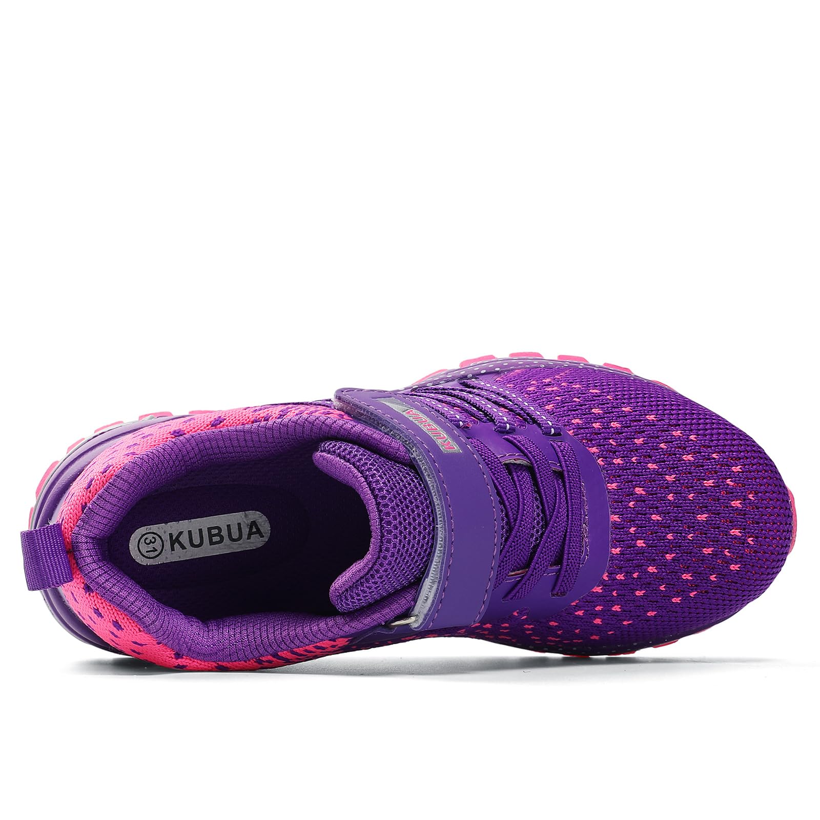 KUBUA Kids Sneakers for Boys Girls Running Tennis Shoes Lightweight Breathable Sport Athletic - 3