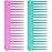 Patelai Large Hair Detangling Comb Wide Tooth Comb for Curly, Thick Hair Wet or Dry, No Handle, Anti-static, Plastic, Unisex, Cyan, Rose Red