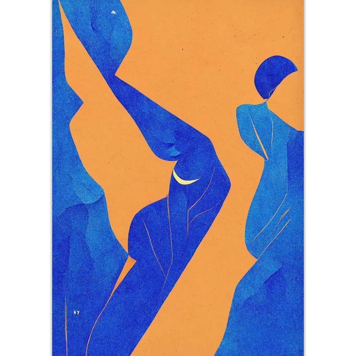 Amazon.co.jp: アンリ・マティス ポスター 《抽象的な青》 ウォール