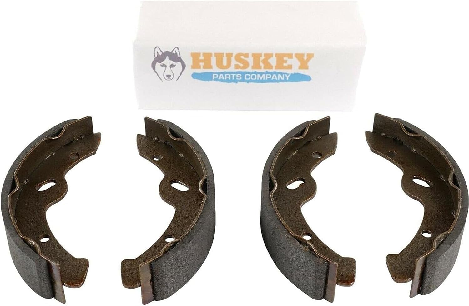 Huskey Golf Cart 4X Brake Shoes & Spring Kit Compatible with Yamaha G9 (93+) G14, G16, G19, G20, G21, G22, OEM # JN6-F5331-01-00, JN3-F5330-00-00, JN3-F5331-00-00, JN3-F5340-00-00, JN3-F5341-00-00
