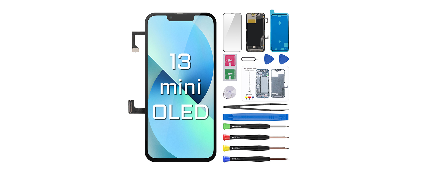 Amazon.com: DGSCSMY [OLED] Screen Replacement for iPhone 13 Mini