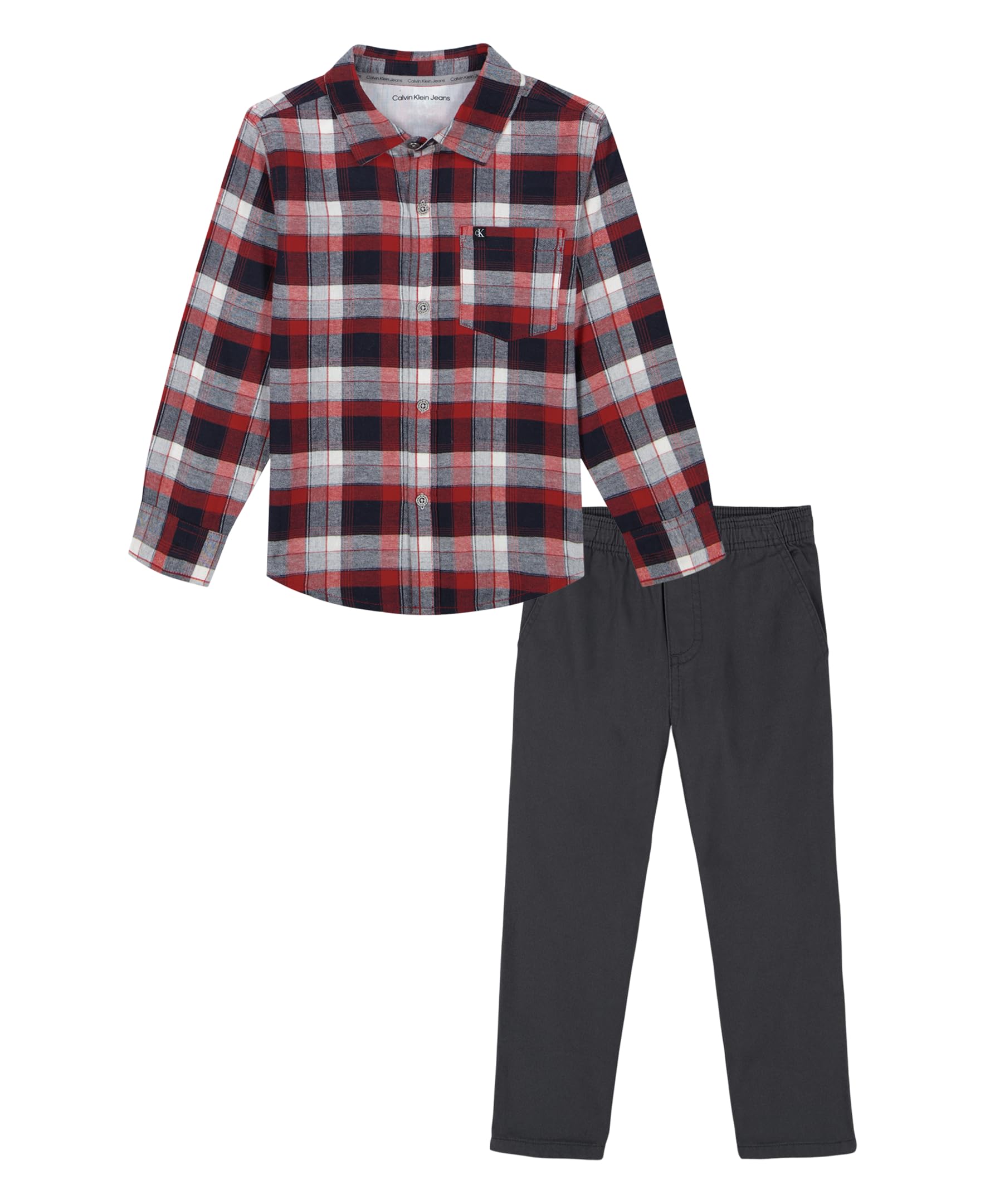 Calvin Klein boys 2pc Woven Pant Set