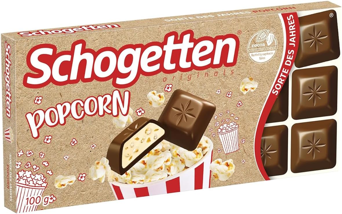 Schogetten Popcorn Chocolate 100g
