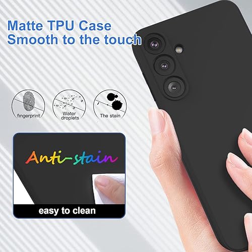Miniatura 5 de T Tersely Funda de silicona líquida para Samsung Galaxy S23 FE (6.4 pulgadas), adecuada para cargador inalámbrico, a prueba de golpes y arañazos,