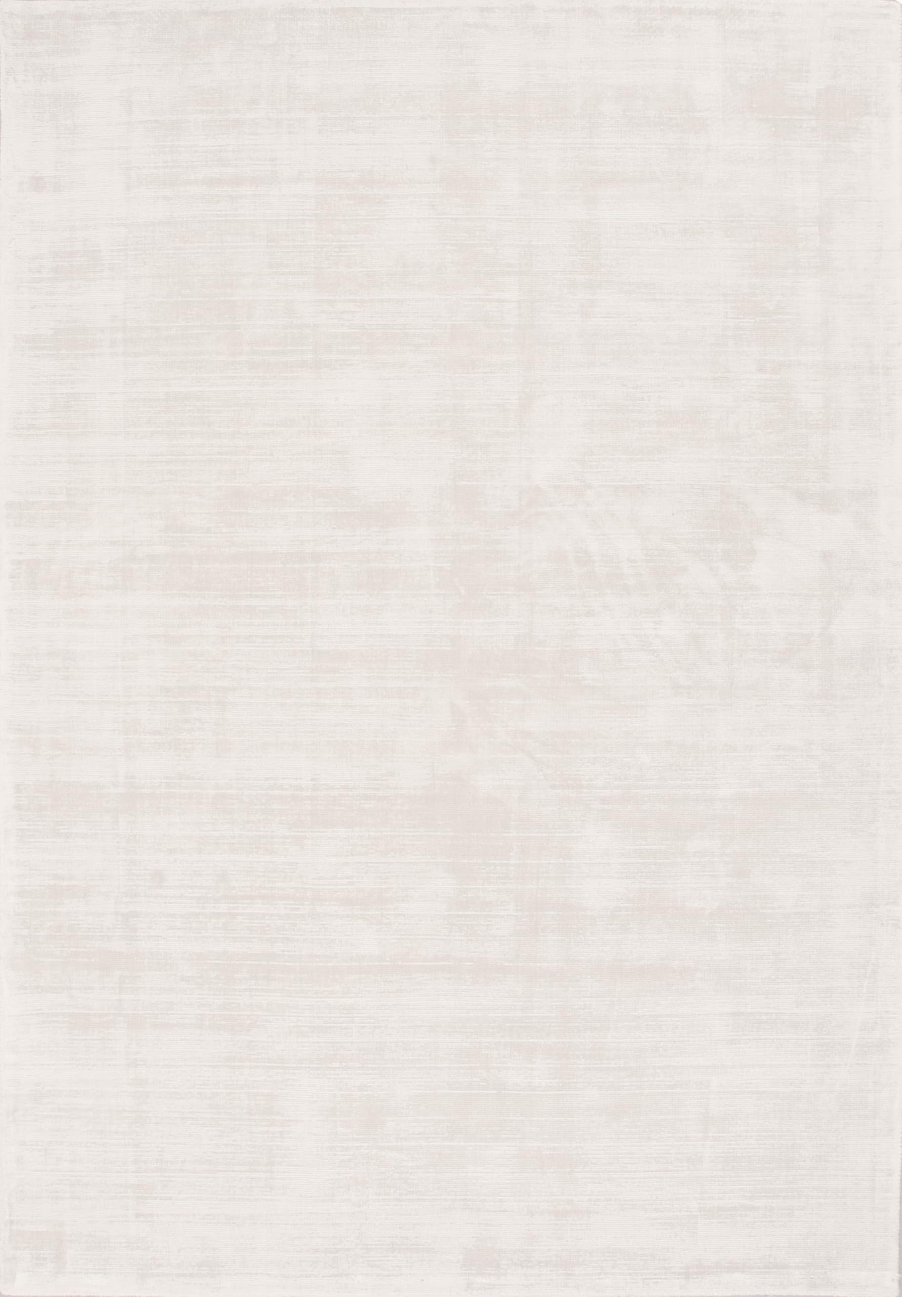 the carpet Janelle eleganter hochwertiger Viskose Wohnzimmer Teppich, exquisiter handegewebter Kurzflor mit Premium-Qualität, pflegeleicht, farbecht, Weiß, 80 x 150 cm