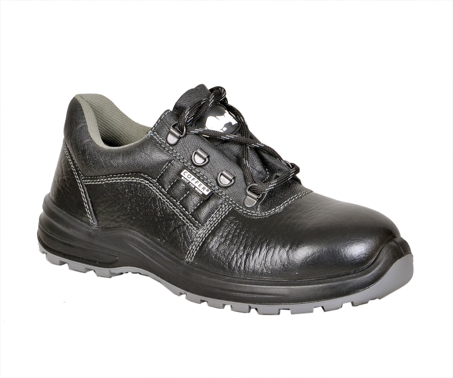 Coffer Safety Men's Black Steel Toe Safety Shoe 1024 (Size 12)-image-16