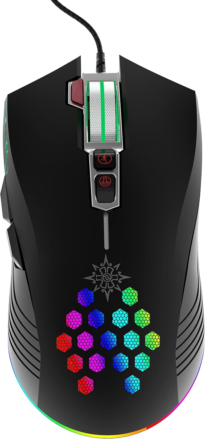 Inca Img-347 Empousa Rgb 7200 Dpi Macro Keys Professional Gaming Mouse, Standard