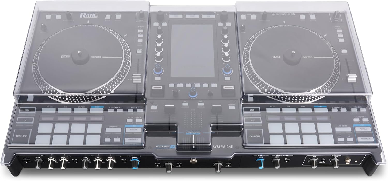 Decksaver Super Strong Polycarbonate Cover Compatible with Rane System One All-in-One DJ System