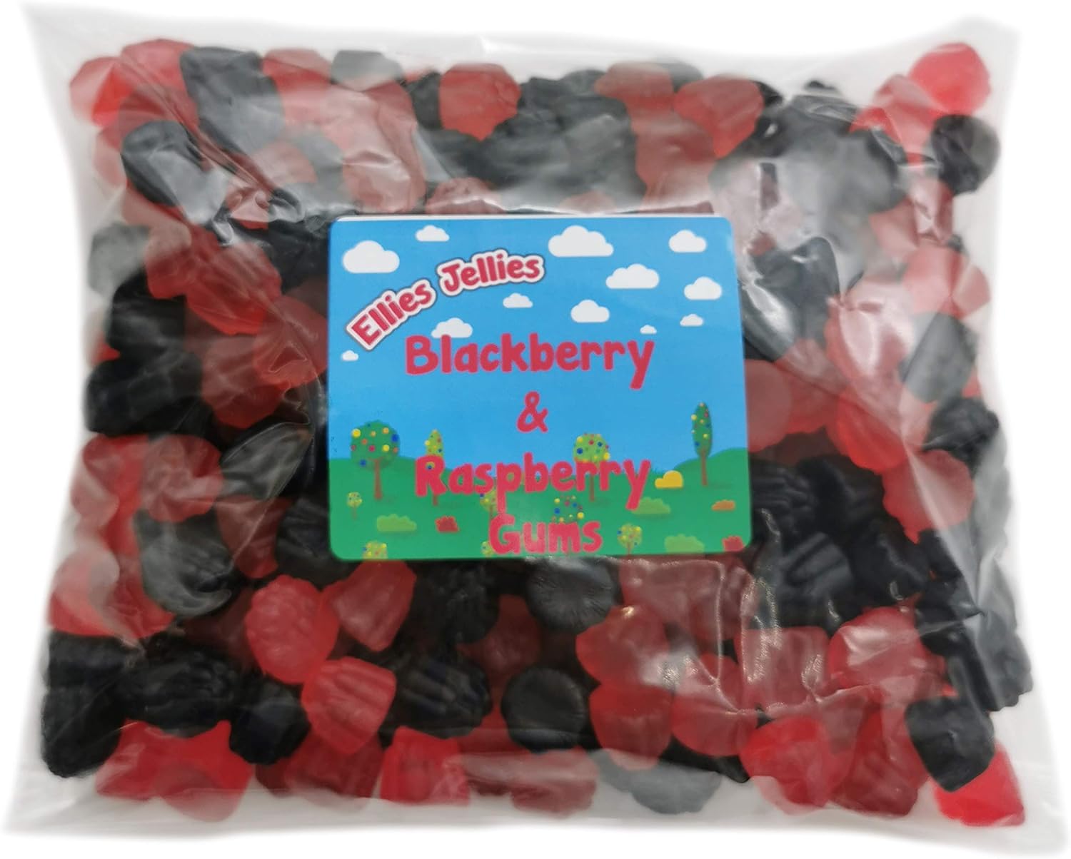 Ellies Jellies BlackBerry & Raspberry Gums 1kg Bag Amazon.co.uk Grocery