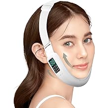 Intelligent Electric Double Chin and V-Shaped Face Machine with 8 Modes &amp; 15 Adjustable Intensities - Women's V-Face Device