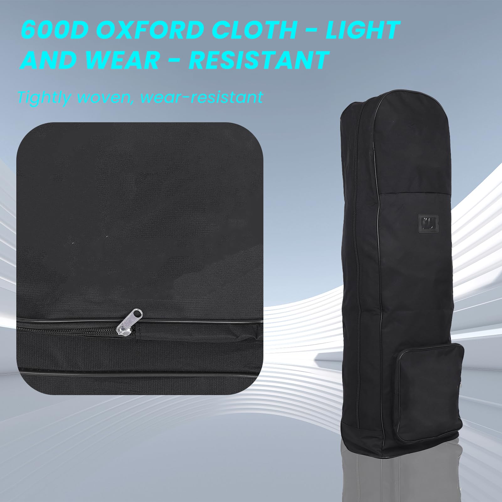 Bolsa De Viaje De Golf Bolsa De Golf Estuche De Viaje Bolsa De Aviación De Golf Plegable con Ruedas para Almacenamiento Ordenado, Bolsa De Almacenamiento De Golf para Amantes del Golf
