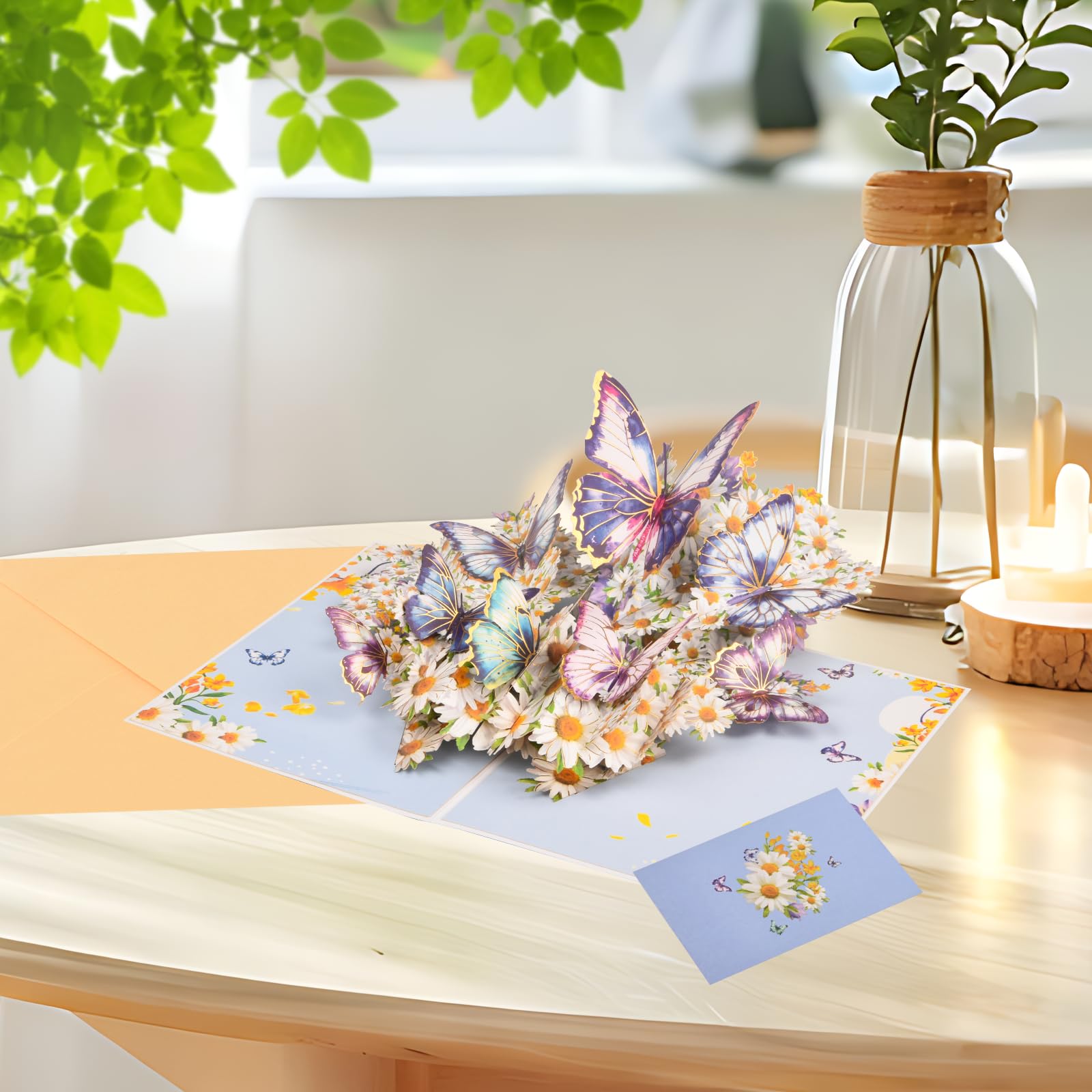 Cartes de vœux pop-up 3D pour femme – Cadeau attentionné pour maman, épouse, petite amie, sœur, fille, amie | Pour anniversaire, remerciement, Saint-Valentin, Noël, fête des mères « Thinking of You