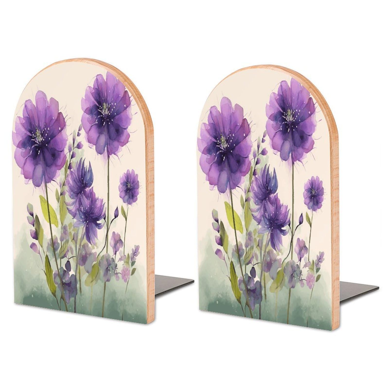 Sujetalibros decorativos florales para dar vida a los estantes de tu salón y zona de lectura