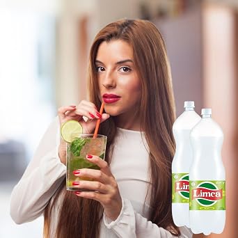 Delicious Flavored Drinks - Soft Refreshing and Irresistible Taste Beverages - Fun Drinking During Hot Summers Or Take Them on Picnics & Trips - A Cool Drink To Break Your Thirst (Limca 2000ml_P 2)