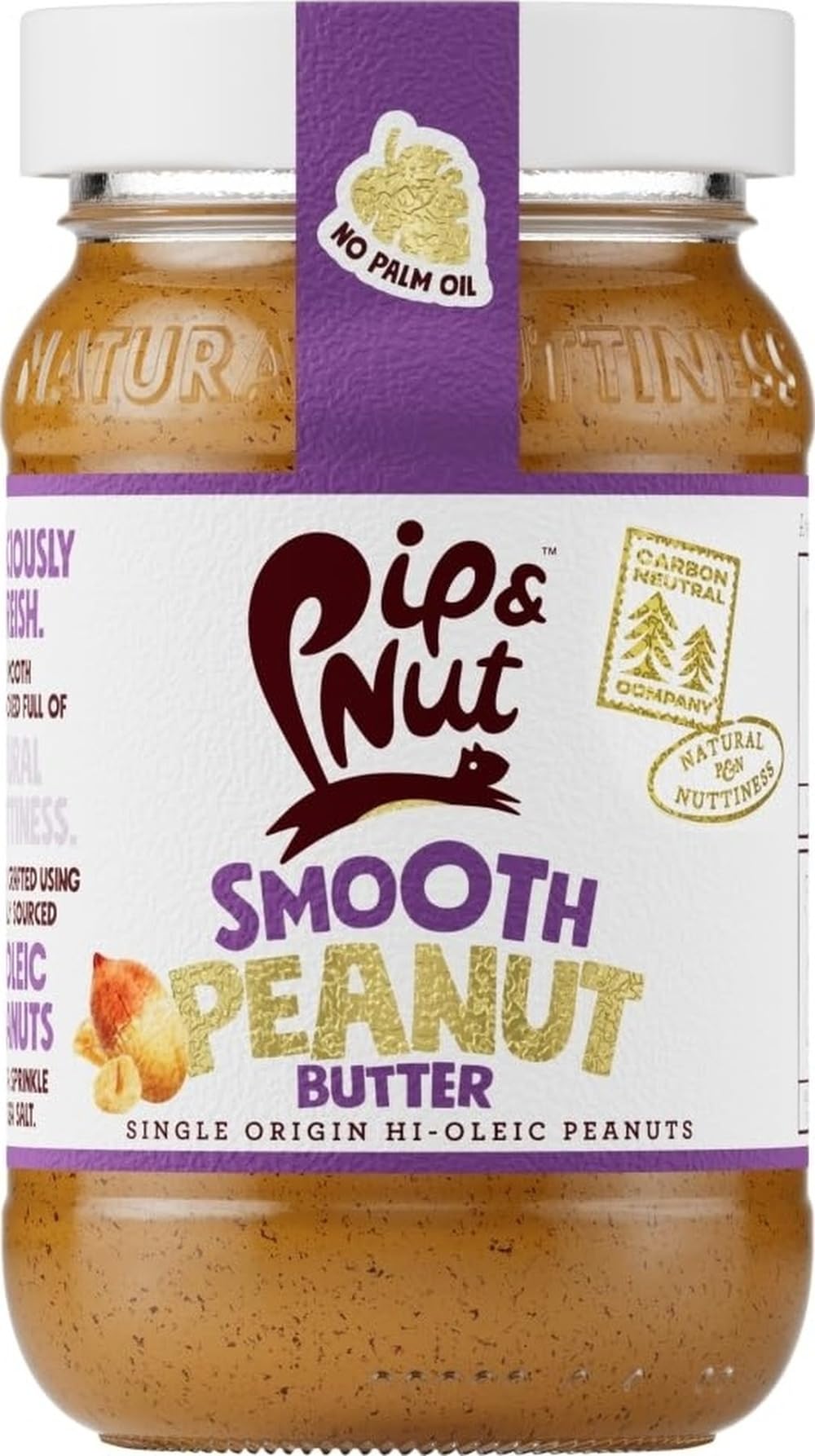 Pip and Nut Smooth Peanut Butter 300g - 4 Pack