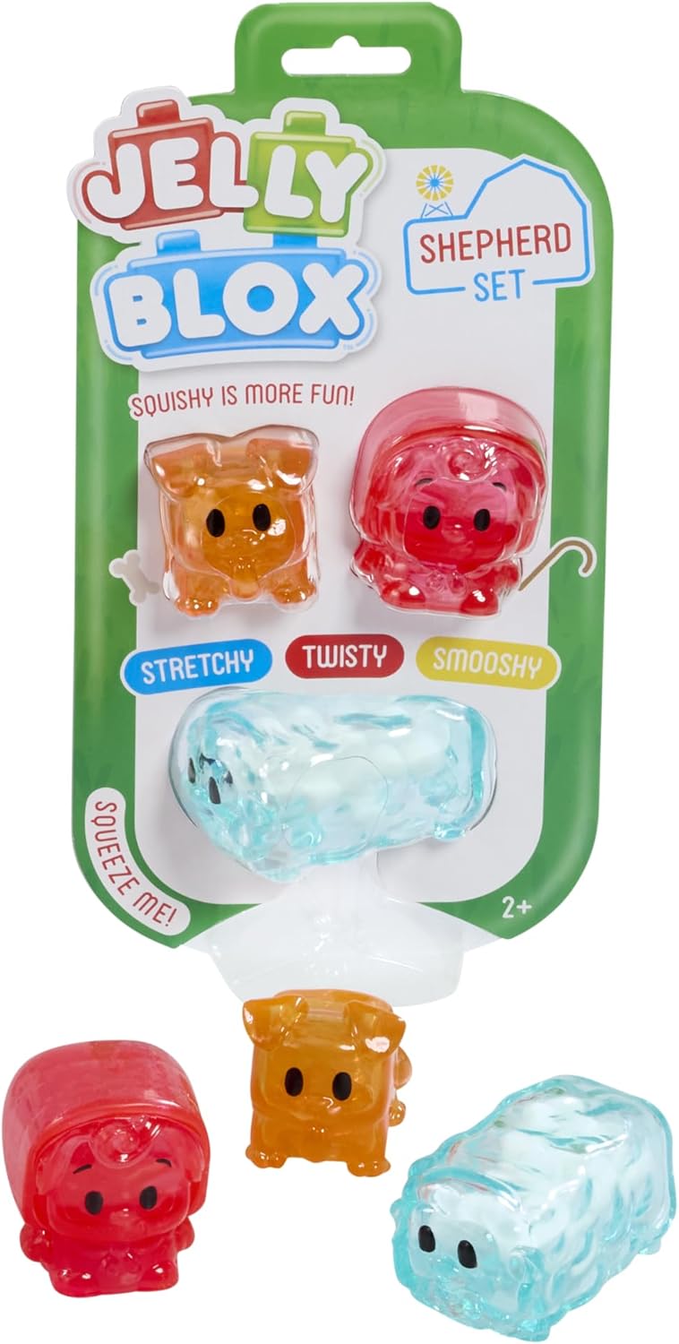 Jelly Blox – Shepherd Character Set | Squishy Is More Fun! | Unique Squishy Building System | For Ouch-Free, Open, Imaginative Play | For Boys And Girls Ages 2+