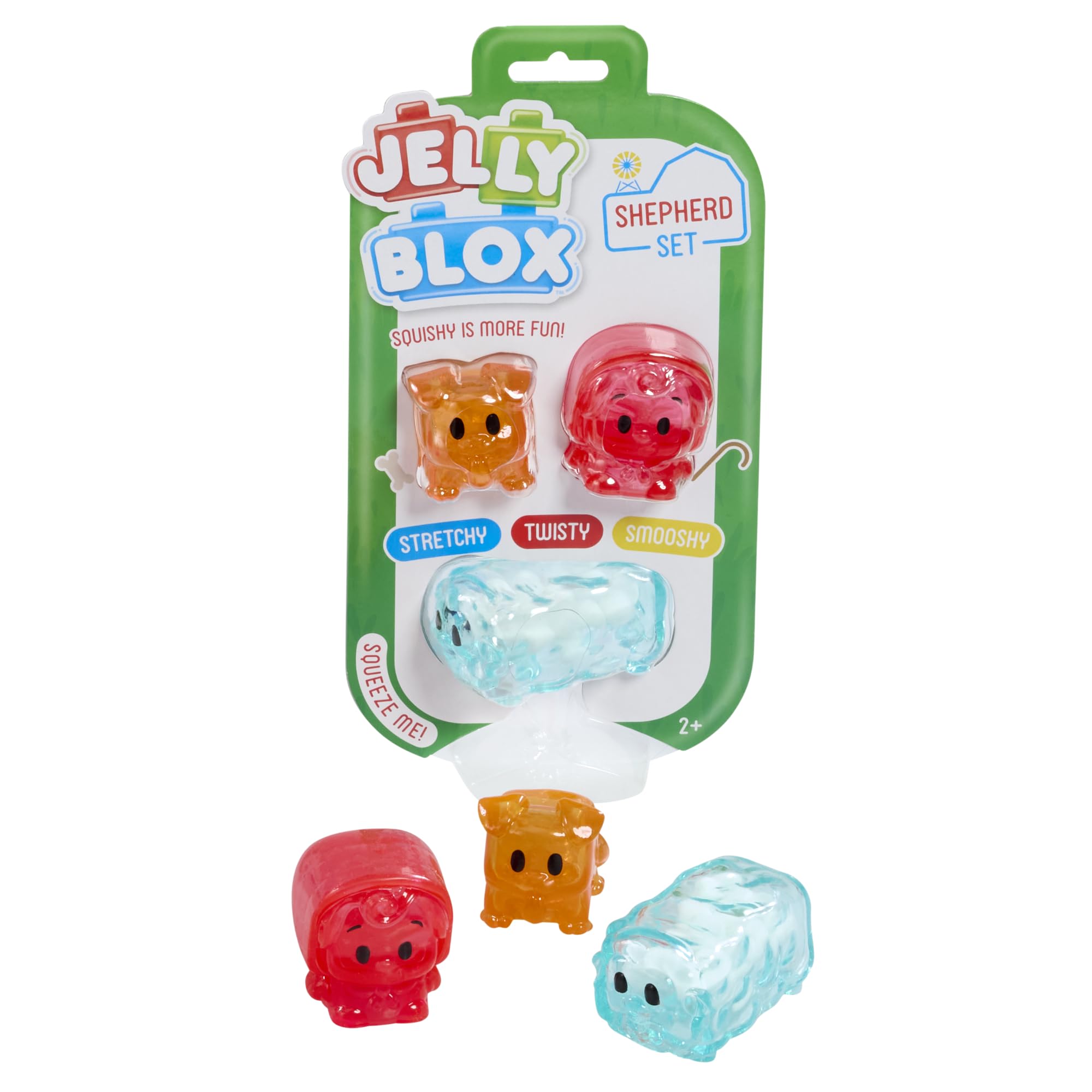 Jelly Blox - Shepherd Character Set | Squishy Is More Fun! | Unique Squishy Building System | For Ouch-Free, Open, Imaginative Play | For Boys And Girls Ages 2+