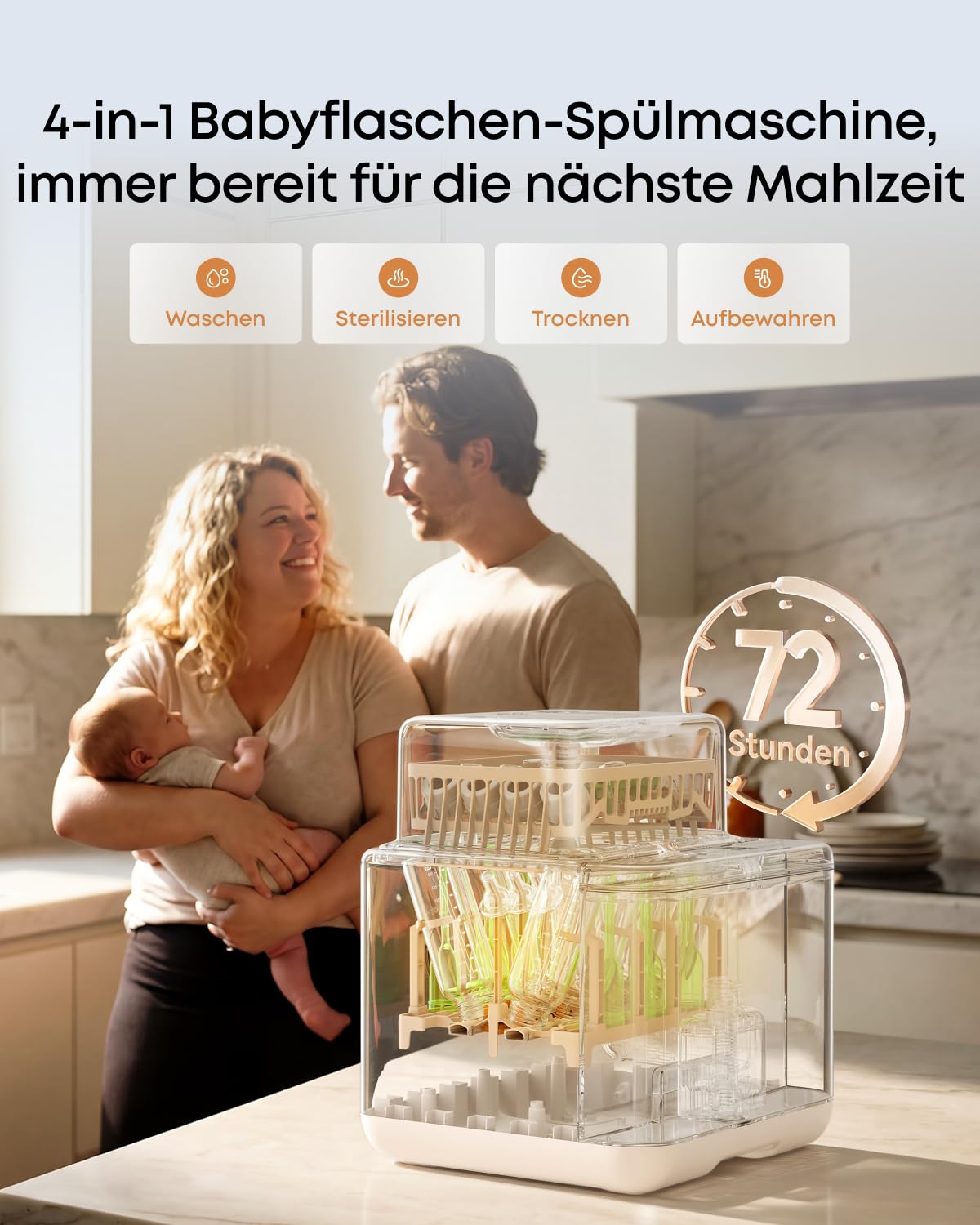 eufy S1 Pro Babyflaschenreiniger & Ersatzfilter (Bündel)