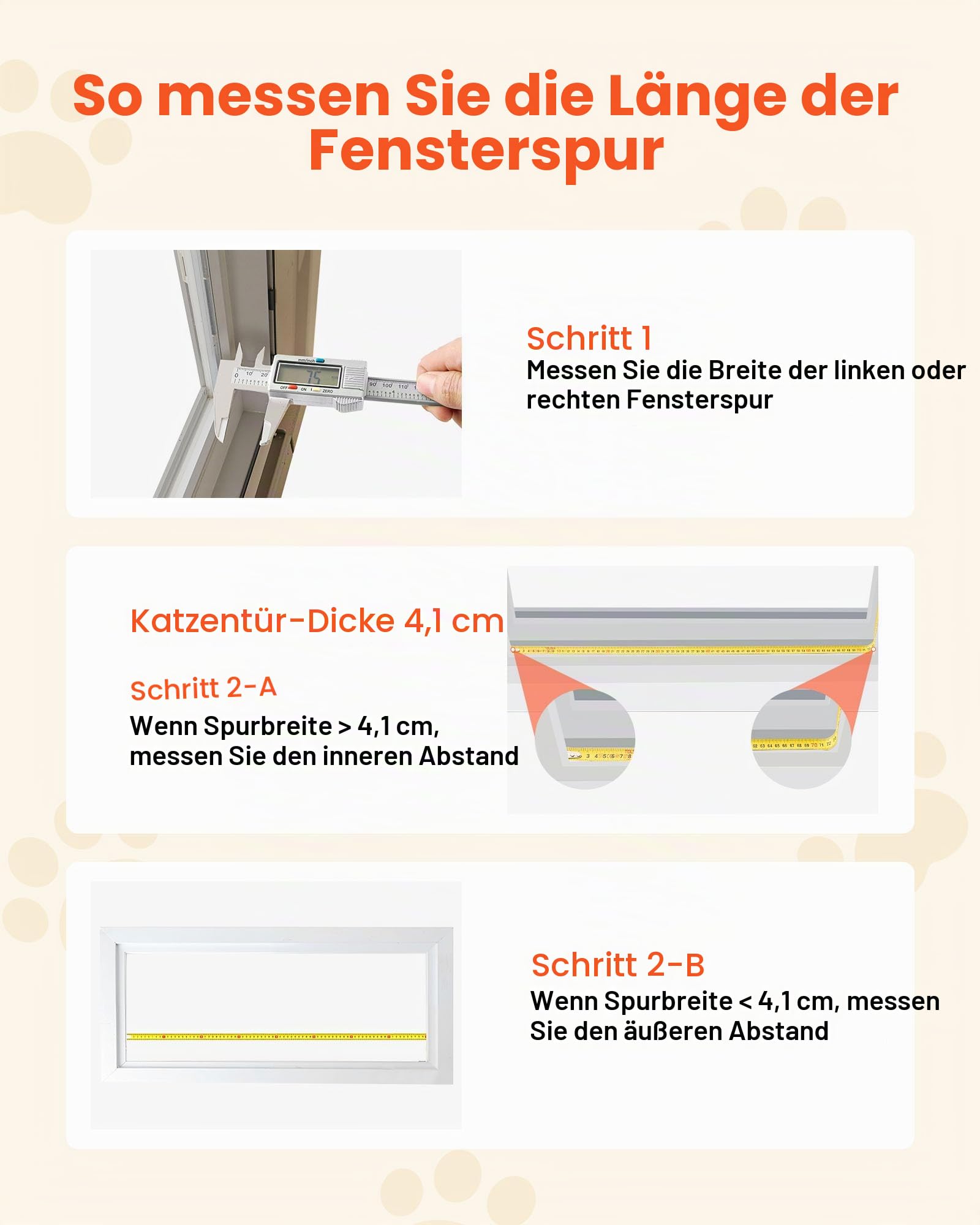 VEVOR Katzenklappe Katzentür Anpassbar an Fensterbreiten (686-813 mm), Wetterfeste Haustiertür mit 4 sicheren Verriegelungsmodi & Aluminiumrahmen & Hochtransparentem Glas & Magnetverschluss, Weiß