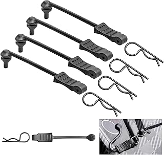 20pcs HobbyPark Universal RC Car Body Clips and Retainer for All 1/10 1/12 Scale Arrma Traxxas Axial SCX10 Losi Redcat HPI Exceed Scale Models Black Pins