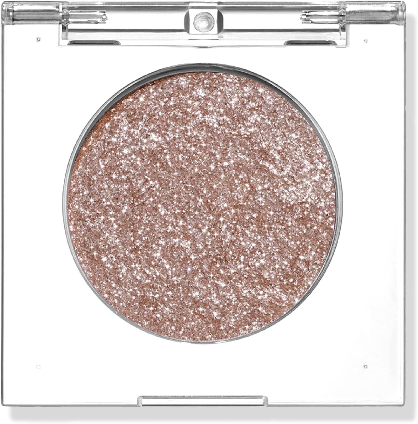 Shimmer Glitter Eyeshadow Palette - Sparkle Champagne Gold Eye Shadow Bling Korean Eye Glitter Foil, Pigmented, Long Lasting & Ultra-Blendable Eye Makeup
