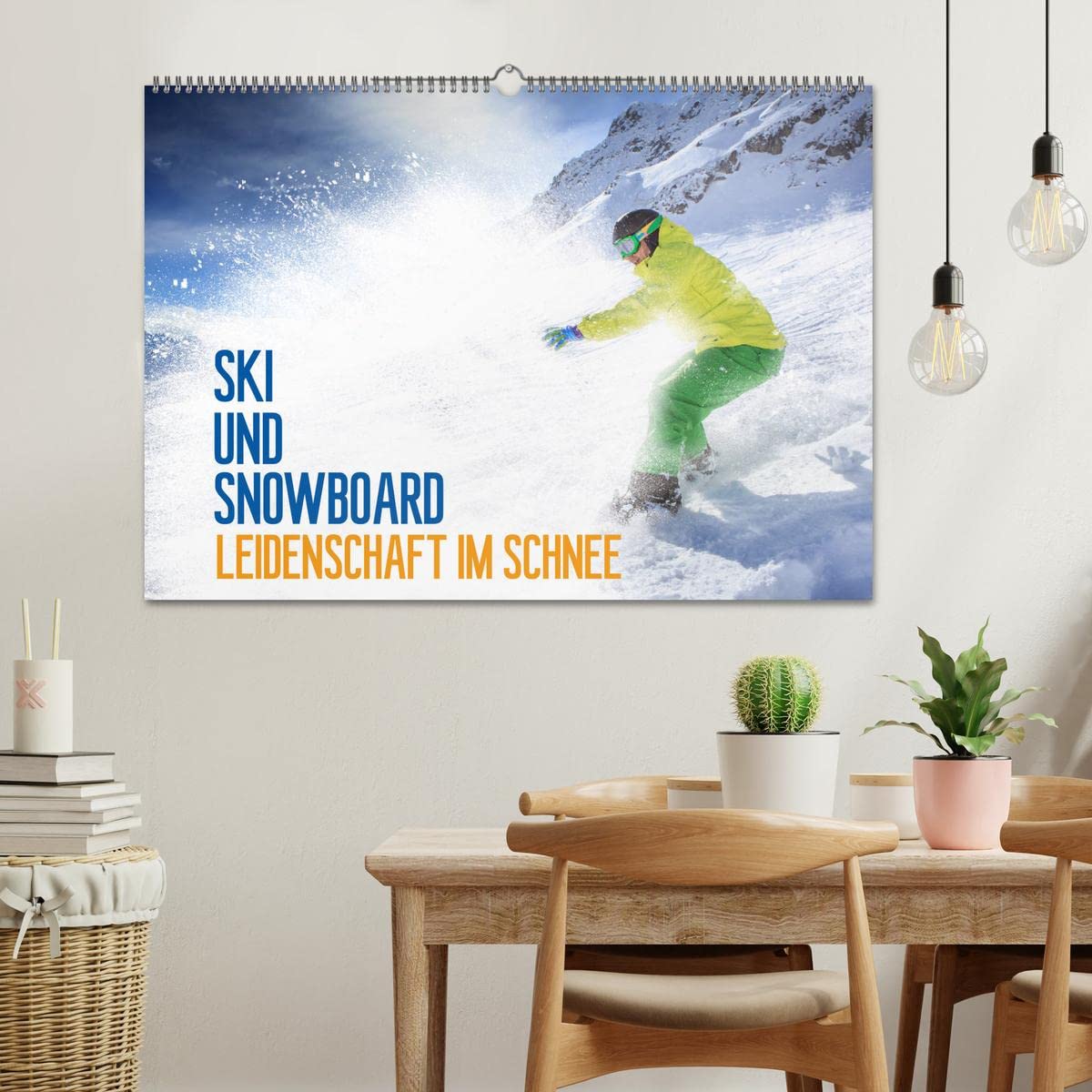 Ski und Snowboard - Leidenschaft im Schnee (Wandkalender 2026 DIN A2 quer), CALVENDO Monatskalender: Ein ganzes Jahr lang das Hochgefühl des Wintersports (CALVENDO Sport)