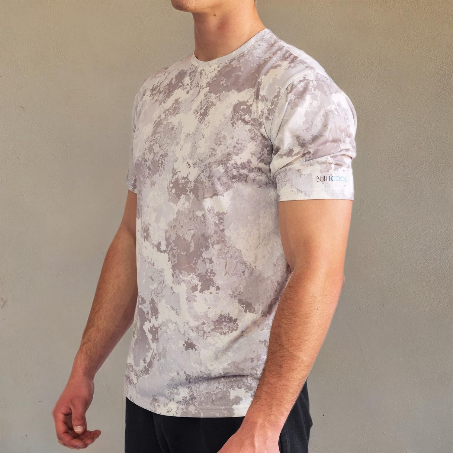 BUILTCOOL Men’s Crew Neck Shirt – Quick Dry Shirts for Men, Instant Cooling Moisture Wicking, UPF 50 Sun Protection - Image 6