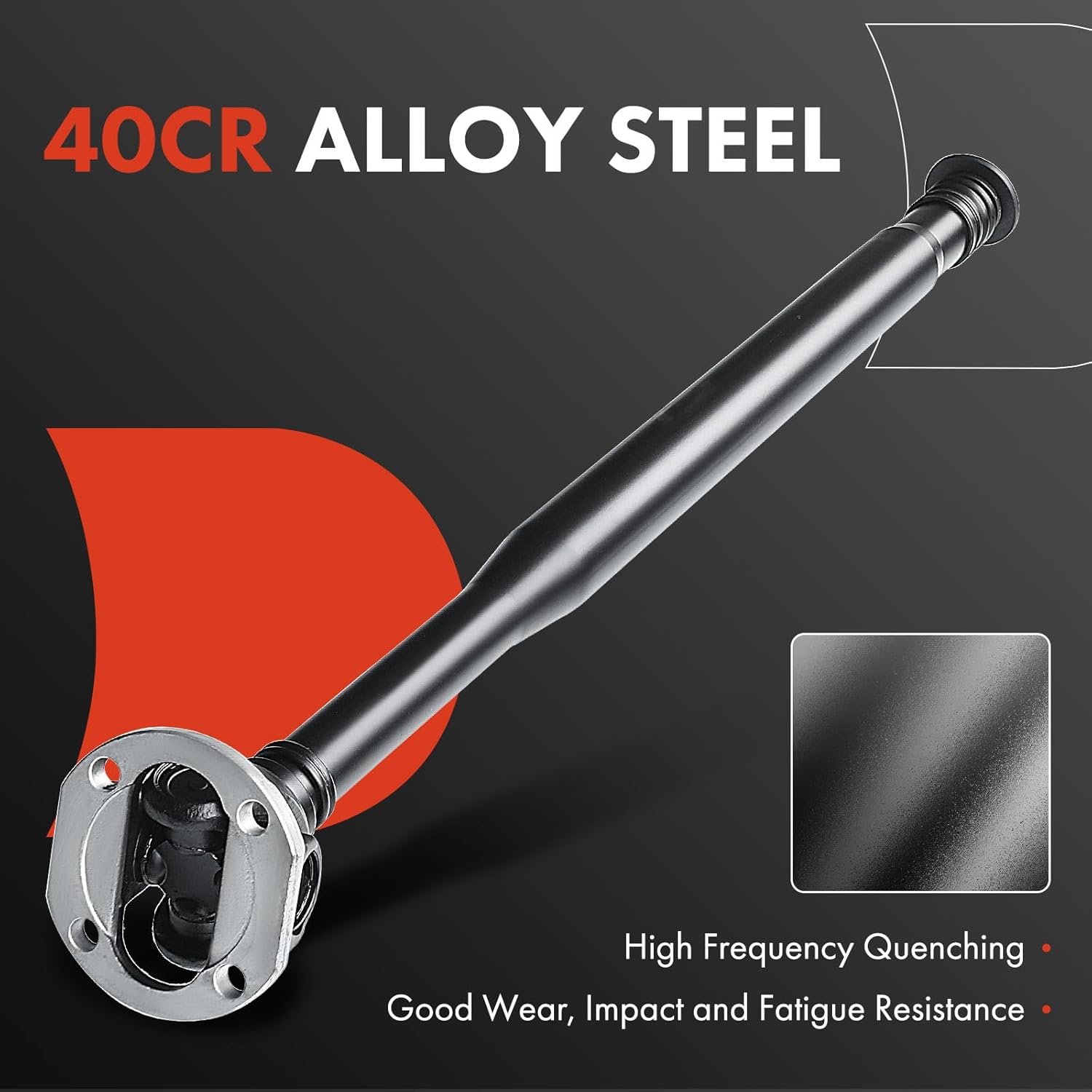 A-Premium Front Complete Drive Shaft Prop Shaft Driveshaft Assembly [AWD] Compatible with Mercedes-Benz C400 C450 AMG CL550 CLS400 CLS550 E400 E550 S550, Replace# 2044107001, A2044107001