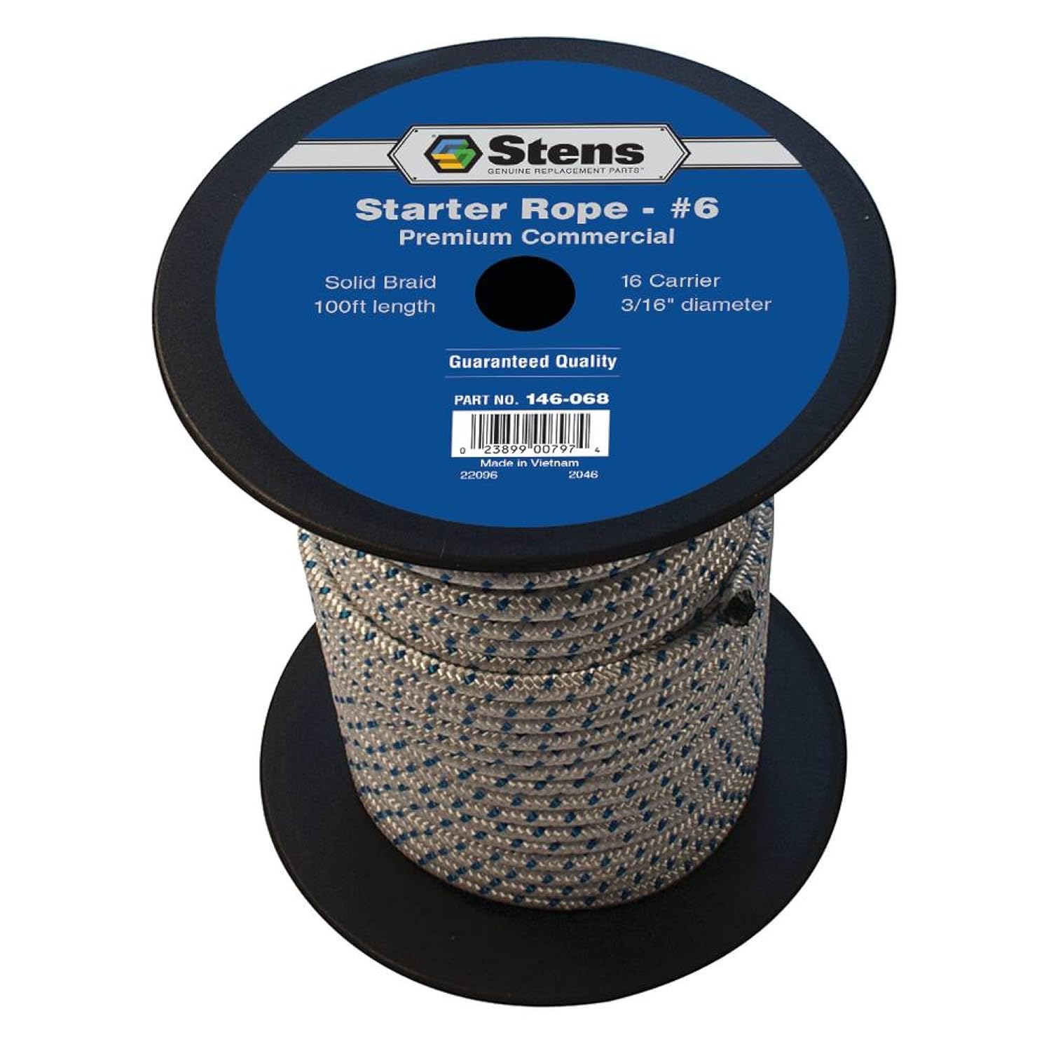 Stens 146-068 100' Solid Braid Starter Rope, #6 : Amazon.ca: Tools ...