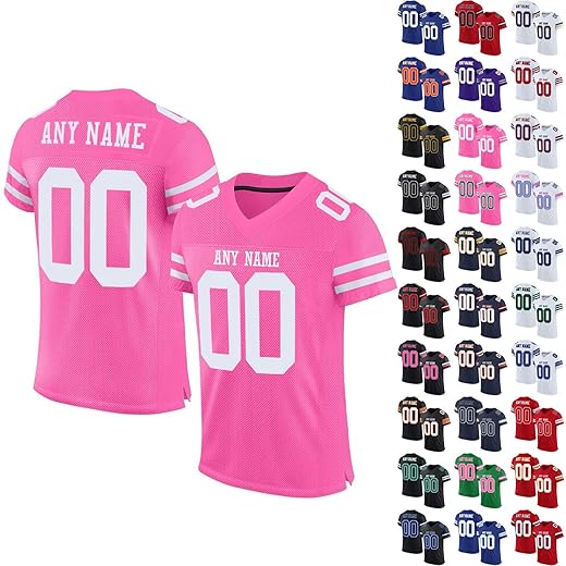 Custom football jersey stitched/printed number letters,personanlized sports jerseys for men/women/youth/preschool