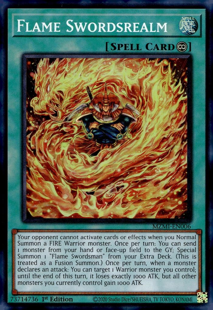Amazon.com: Flame Swordsrealm - MZMI-EN006 - Super Rare - 1st