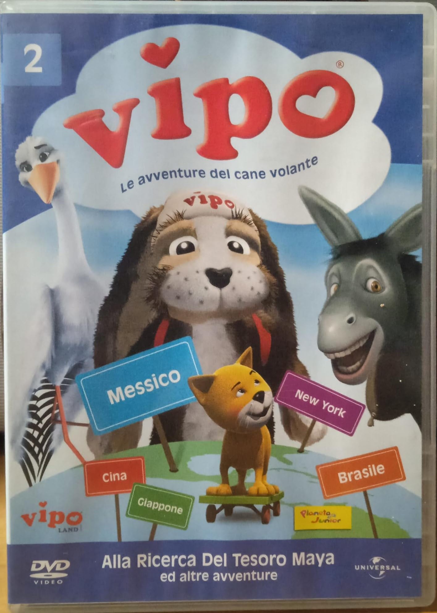 TeknoFilm - DVD (14 Episodi) - VIPO - LE AVVENTURE DEL CANE VOLANTE Vol. 2 (Alla ricerca del tesoro dei Maya e altre avventure) di A.A.V.V. (2008) - UNIVERSAL