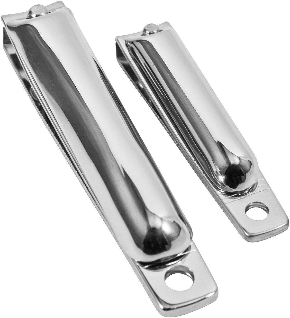 Redesigned and Improved MoxyCut FingerNail Clipper Set of 2 - Stainless Steel - Sharp Cut