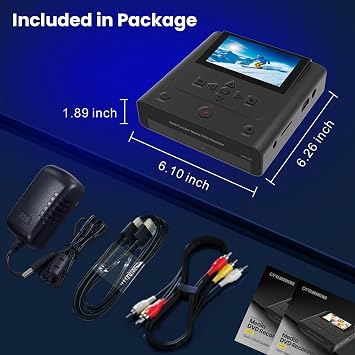 Multi-Function Media DVD Recorder with LCD Display, AV and HDMI Inputs, Black